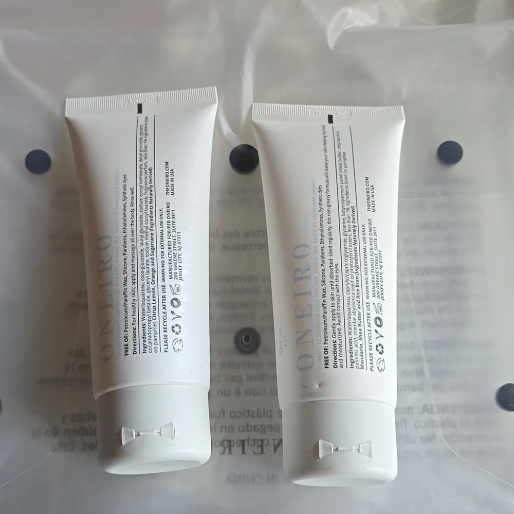 ONEIRO Sunchasers Body Wash, Body Milk Set, and Waterproof Clutch Set